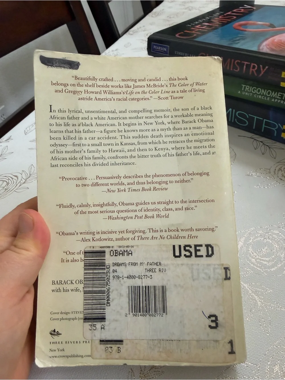 Dreams from My Father: A Story of Race and Inheritance – Barack Obama – Paperbac